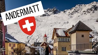 Andermatt Travel Guide  Ski FREE in Andermatt Switzerland with the EPIC Pass [upl. by Ahsiened]