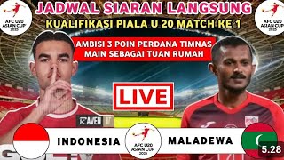 Jadwal kualifikasi piala Asia U20 2024  Indonesia vs maladewa  bisakah timnas lolos [upl. by Ellerahs808]