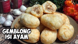 Gemblong Singkong Goreng isi Ayam [upl. by Ahtelra]