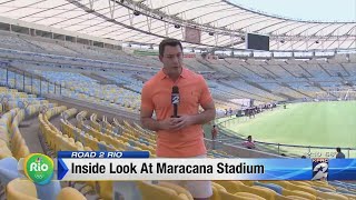 Road to Rio Inside look at Maracana Stadium [upl. by Lleze211]