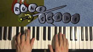 Old Runescape  Fishing Music Piano Tutorial Lesson [upl. by Lura]