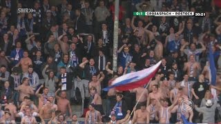 Sonnenhof Großaspach gegen Hansa Rostock  33 Spieltag 1516  Tor [upl. by Ahsemed864]