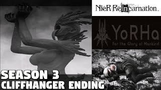 Nier Reincarnation  Drakengard Reference amp CliffHanger Ending Season 3 The People and the World [upl. by Adao]