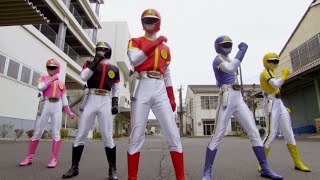 Dynaman all rangers alone henshin  Super Sentai Content [upl. by Anabal]