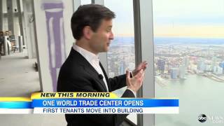 One World Trade Center Opens 1st Tenants Move In [upl. by Anrapa]