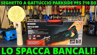 Seghetto a gattuccio Parkside PFS 710 D3 Sega gattuccio a cavo Parkside Lidl [upl. by Rodrique]