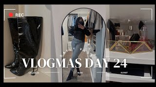 VLOGMAS DREAM CLOSET TRANSFORMATION DIY CLOSET WITH TARGET BOOKSHELVES DECORATE WITH ME [upl. by Hourihan]