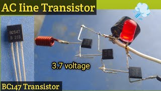 Homemade Non Contact Voltage Tester Using BC547 Simple AC detector bolt [upl. by Ehcar]