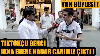 Yok Böylesi  AKPyi savunan Tiktokcu genç saç baş yoldurdu  OYNAT BAKALIM [upl. by Orlanta]