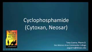 CC How to Pronounce cyclophosphamide Cytoxan Neosar Backbuilding Pharmacology [upl. by Drofniw43]