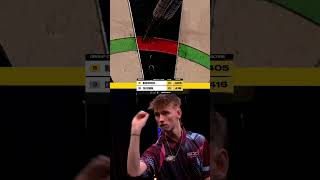 WHITLOCK NO LOOK 180 🤯 darts shorts [upl. by Woolson]