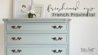 Freshened Up French Provincial Furniture Makeover [upl. by Spalla460]