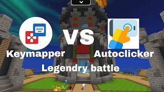 Keymapper Vs Autoclicker Legendry Battle In Blockmango Bedwars youtube viral [upl. by Chema178]