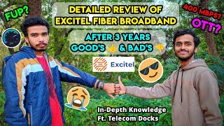 Detailed Review of Excitel Fiber Broadband 🤩😱Ft TelecomDocks [upl. by Ruffo]