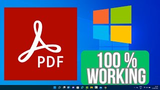 How To Install Adobe Acrobat Reader on Windows 11  Windows 10 [upl. by Rebecca449]