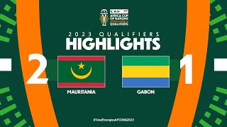 Mauritania 🆚 Gabon  Highlights  TotalEnergiesAFCONQ2023  MD6 Group I [upl. by Piotr898]