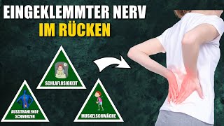 6 Anzeichen für einen eingeklemmten Nerv im Rücken [upl. by Xuagram866]