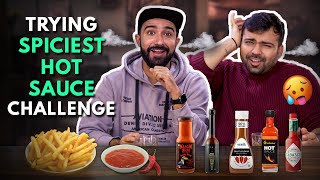 SPICY Hot Sauce Challenge  Ft Rohit  The Urban Guide [upl. by Frazer280]