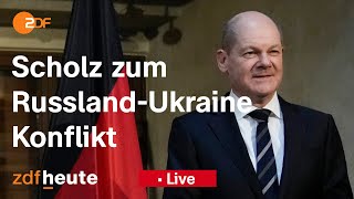 Deutschland stoppt Nord Stream 2 Bundeskanzler Scholz zum RusslandUkraineKonflikt [upl. by Wylde]