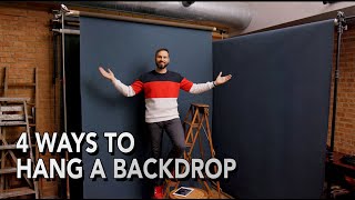 4 Ways to Hang a Backdrop including a corner and all the hardware you need to do it [upl. by Dillon286]