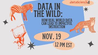 Data in the Wild Webinar [upl. by Yddeg]