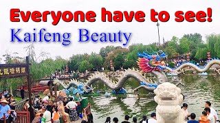 Kaifeng beauty Zhengzhou tourism area Henan historical area Chinese National holiday in Kaifeng [upl. by Nevsa]