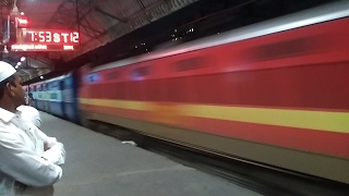 15 Express Trains in Full Aggression at Night in Kurla Indian Railways [upl. by Rosamond]