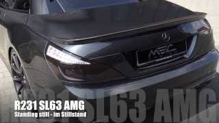 MEC Design Mercedes R231 SL63 AMG Exhaust  Apocalypse Sound Version [upl. by Nodgnal414]