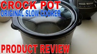 ✅ How To Use Crock Pot Original Slow Cooker Review [upl. by Aicilet12]