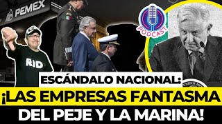 SON UNOS CERDOS La MARINA contrata empresa FANTASMA de un directivo de PEMEX para obra en Dos Bocas [upl. by Namrac]