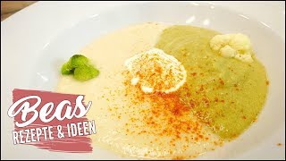 Blumenkohlcremesuppe  Rezept auch mit Brokkoli  Suppenwoche [upl. by Eniamrahs]