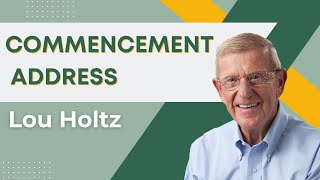 Lou Holtz  2015 Undergraduate Commencement Address  Franciscan University of Steubenville [upl. by Imhsar]