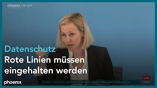 BPK Ernennung der Bundesbeauftragten für den Datenschutz  030924 [upl. by Vatsug719]