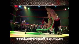 Strokers Dallas  Extreme Midget Wrestling Comes to Strokers Dallas [upl. by Ennaeerb]