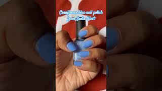 Cornflower blue nail polish from Studio West WestsideStores nailpolish beautyblogger [upl. by Adierf]