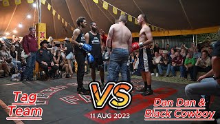 Fred Brophys Boxing  Mount Isa  Tag Team vs Dan Dan n Black Cowboy [upl. by Sam295]