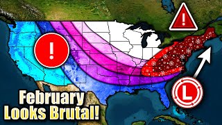 February Looks Brutal  Long Range Outlook [upl. by Yevad]