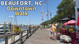 A Walk Around Beautiful Beaufort NC  My Favorite Coastal Small Town [upl. by Ellenij]