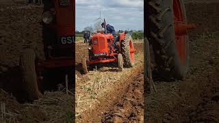 Nuffield Universal DM4 Tractor at Lutterworth Ploughing Practice Day 14th April 2024 [upl. by Libbi]