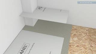 Tsementpõrandaplaatide AQUAPANEL® Cement Board Floor Tile Underlay paigaldamine [upl. by Frear]