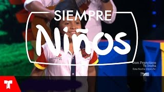 Dúo de trovadores colombianos“Los Manguitos” se presenta en Siempre Niños VIDEO [upl. by Pavyer]