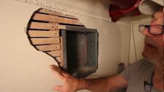 Restoring Original Plaster  how to repair lath and broken plaster [upl. by Ariajay]