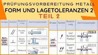 KENNST DU DIESE FORM UND LAGETOLERANZEN TEIL 2  💯  BASICS  IHK  METALL [upl. by Calesta729]