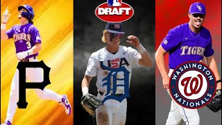 My Full 2023 MLB Mock Draft  MLB Comps for Each Draftee Max Clark Dylan Crews Skenes and More [upl. by Nnalyrehc194]