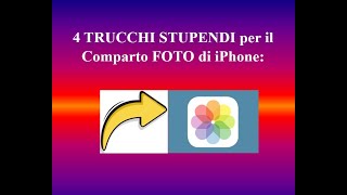 4 TRUCCHI e FUNZIONALITA STUPENDE Per Il Comparto Foto di iPhone [upl. by Jorgensen]