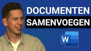 Samenvoegen of combineren van Word documenten [upl. by Mcgray506]