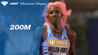 Shaunae MillerUibo bests a world class 200m field in Monaco  IAAF Diamond League 2019 [upl. by Shah]