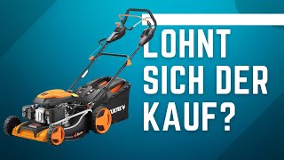 🏆 FUXTEC Benzin Rasenmäher FXRM5196PRO ► Benzinrasenmäher mit Selbstantrieb im Test [upl. by Eillek]