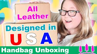 Handbag and SLG UNBOXING from American Leather Brand  Autumn Beckman [upl. by Balthazar362]