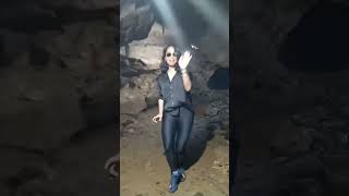 Ansha Sayed❤️Aka❤️CID💯Purvi😊Mam😉Dance😂🎶inside😁Caves ⛰️🪨🏕️🛖🤣and😘Tour🥳in🥰Meghalaya😍FUN😸COMEDY😹Video😆🙏🙏 [upl. by Anaeli]